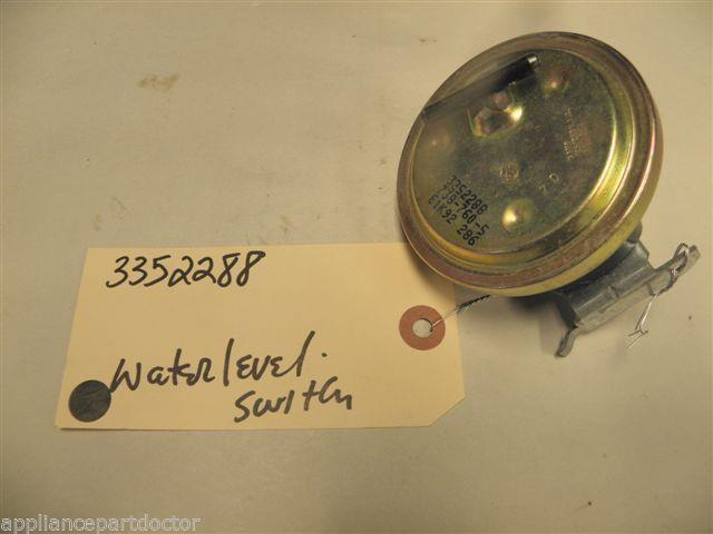 WHIRLPOOL KENMORE WASHER 3352288 WATER LEVEL SWITCH USED PART ASSEMBLY WHIRLPOOL KENMORE WASHER 3352288 WATER LEVEL SWITCH USED PART ASSEMBLY